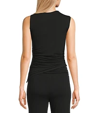 GB Ruched Side Asymmetrical Tank