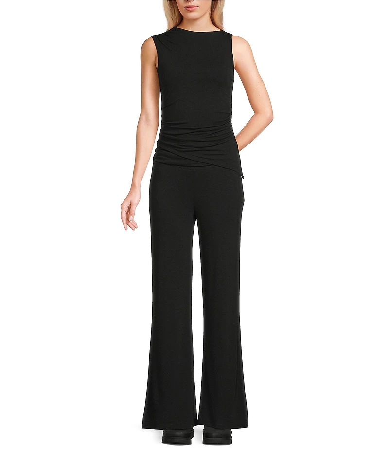 GB Ruched Side Asymmetrical Tank