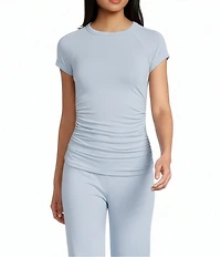 GB Ruched Side Cap Sleeve T-Shirt