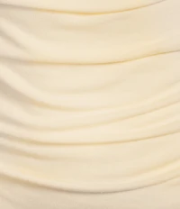 GB Ruched Side High Neck Mini Dress