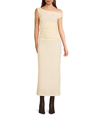 GB Ruched Side Off The Shoulder Top