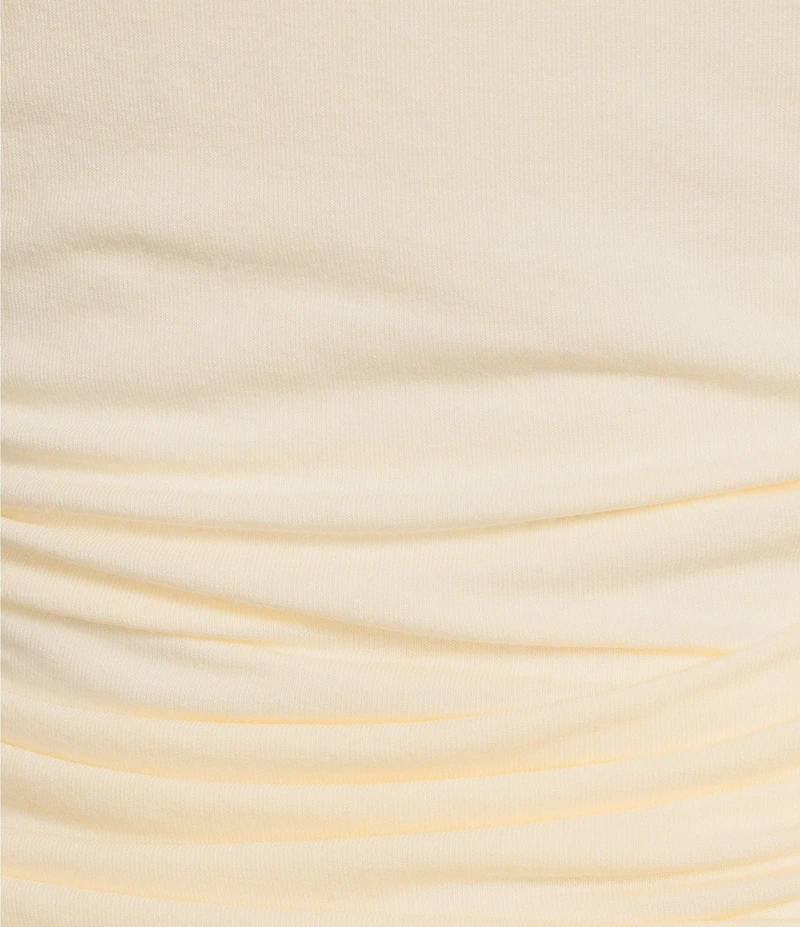 GB Ruched Side Off The Shoulder Top