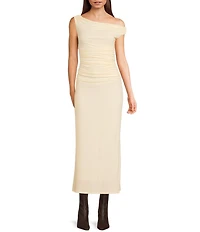 GB Ruched Side Off The Shoulder Top