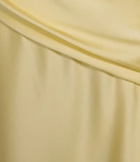 GB Satin Lace Corset Drape Full Length Prom Dress