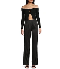GB Satin Pull On Pants