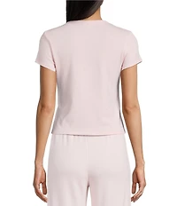 GB Short Sleeve Knit T-Shirt