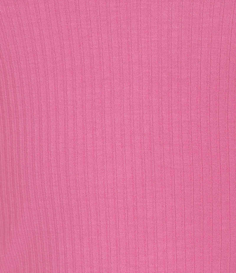 GB Short Sleeve Ribbed Knit Coordinating T-Shirt