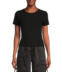 GB Short Sleeve Ribbed Knit Coordinating T-Shirt