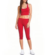 GB Side Stripe Capri Athletic Pants