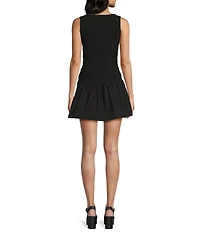 GB Smocked Drop Waist Dress