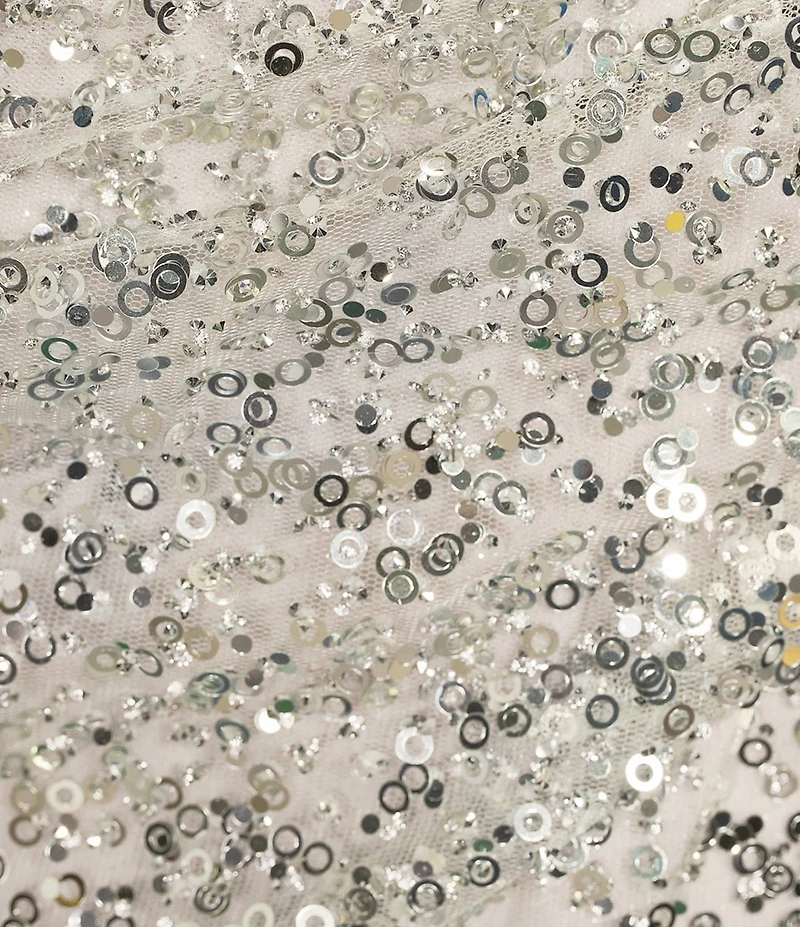 GB Social Allover Sequin Beaded Corset Dress