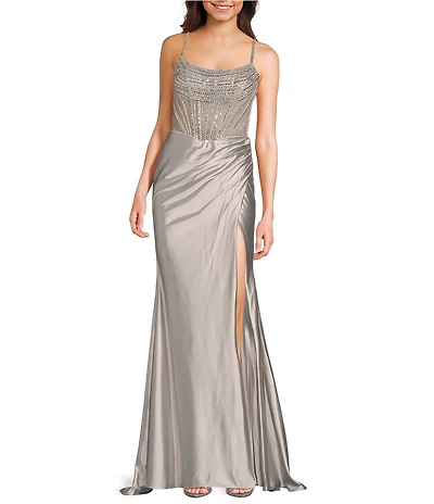 GB Social Beaded Corset Dress