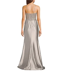 GB Social Beaded Corset Dress