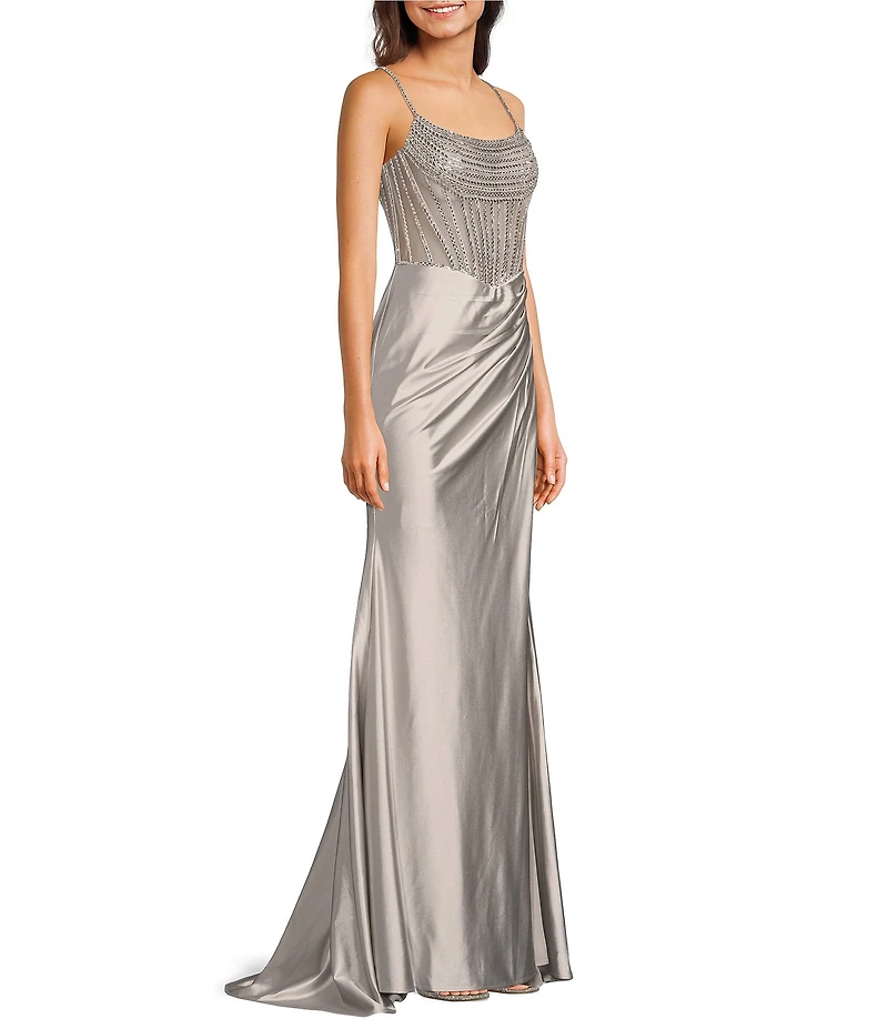 GB Social Beaded Corset Dress
