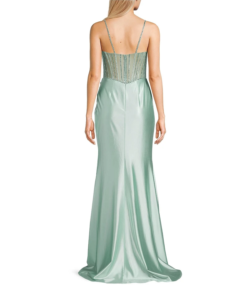 GB Social Beaded Corset Dress