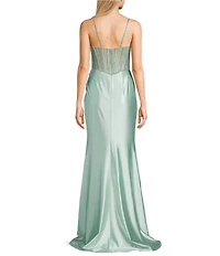 GB Social Beaded Corset Dress