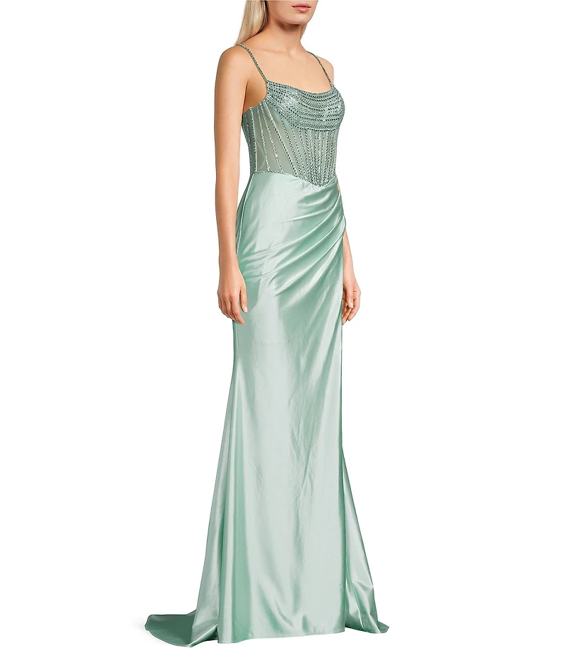 GB Social Beaded Corset Dress