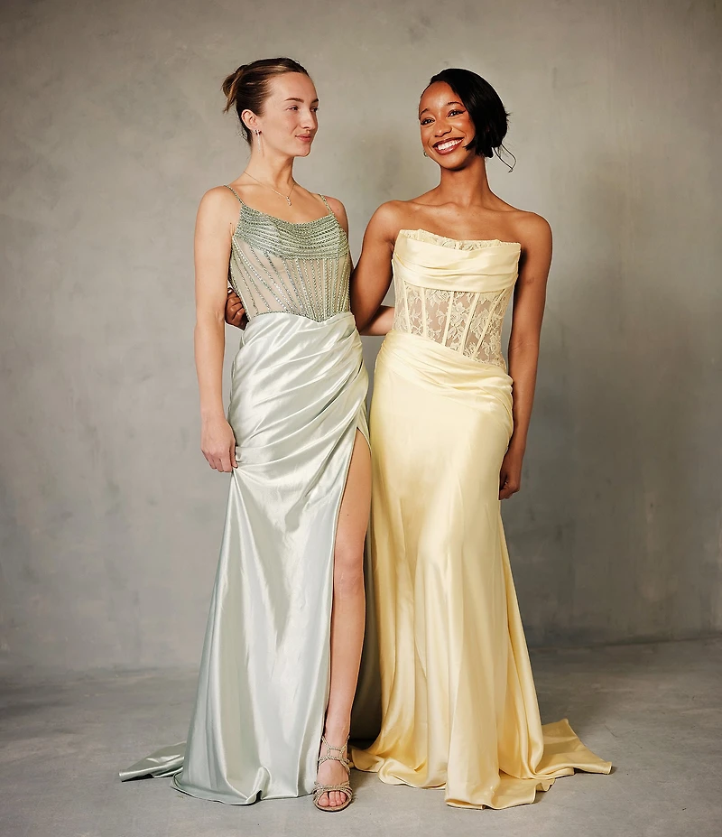 GB Social Beaded Corset Dress