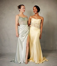 GB Social Beaded Corset Dress