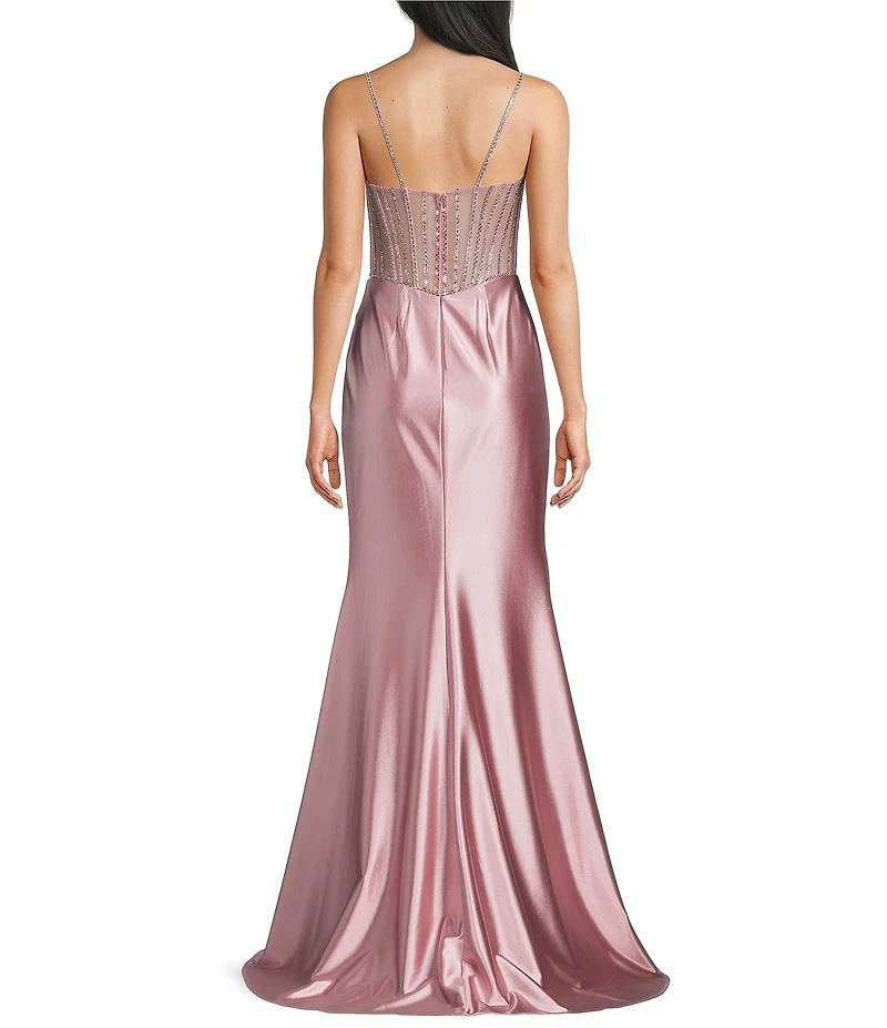 GB Social Beaded Corset Dress