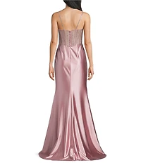 GB Social Beaded Corset Dress