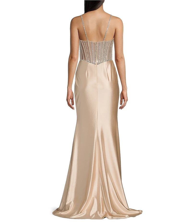 GB Social Beaded Corset Dress