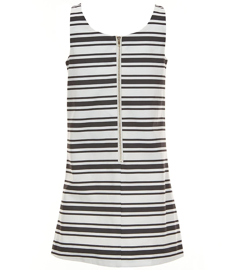 GB Social Big Girls Striped Bow Front Shift Dress