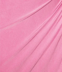 GB Social Jersey Ruched Lace-Up Back Long Dress