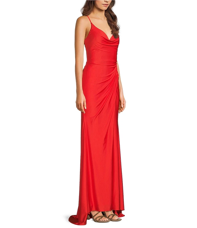 jianne formal lace-up back long dress Jianne Formal Lace-Up Back Long Dress