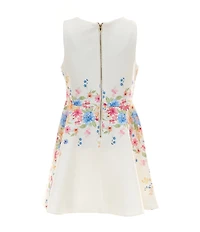 GB Social Little Girls Floral Fit and Flare Dress