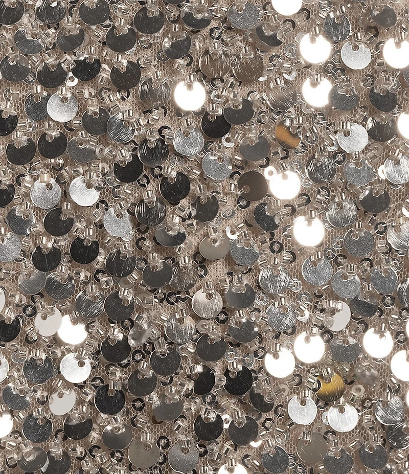 GB Social One Shoulder Glitz Sequin Mini Dress