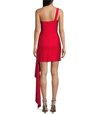 GB Social One Shoulder Jersey Dress