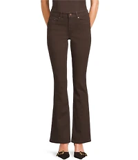 GB Solid Denim Flare Leg Jeans