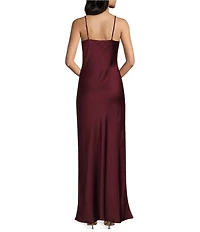 GB Solid Maxi Slip Dress