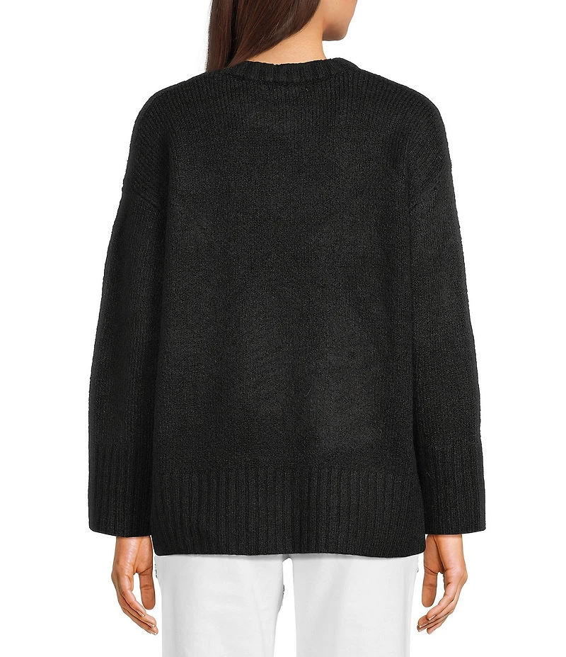 GB Solid Oversized Sweater