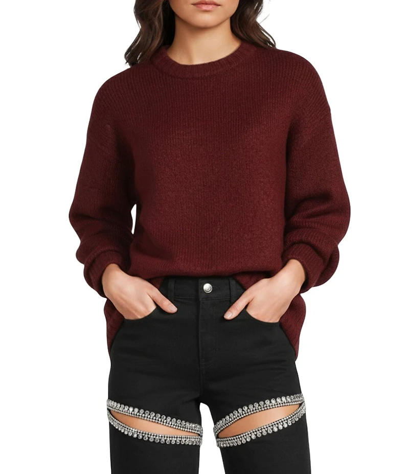 GB Solid Oversized Sweater