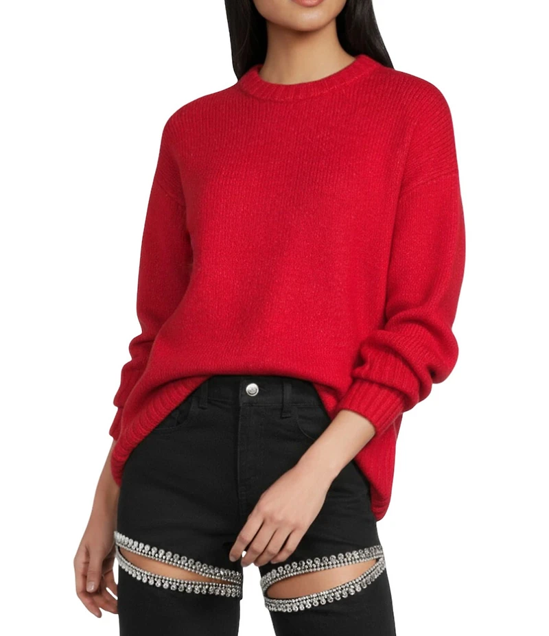 GB Solid Oversized Sweater