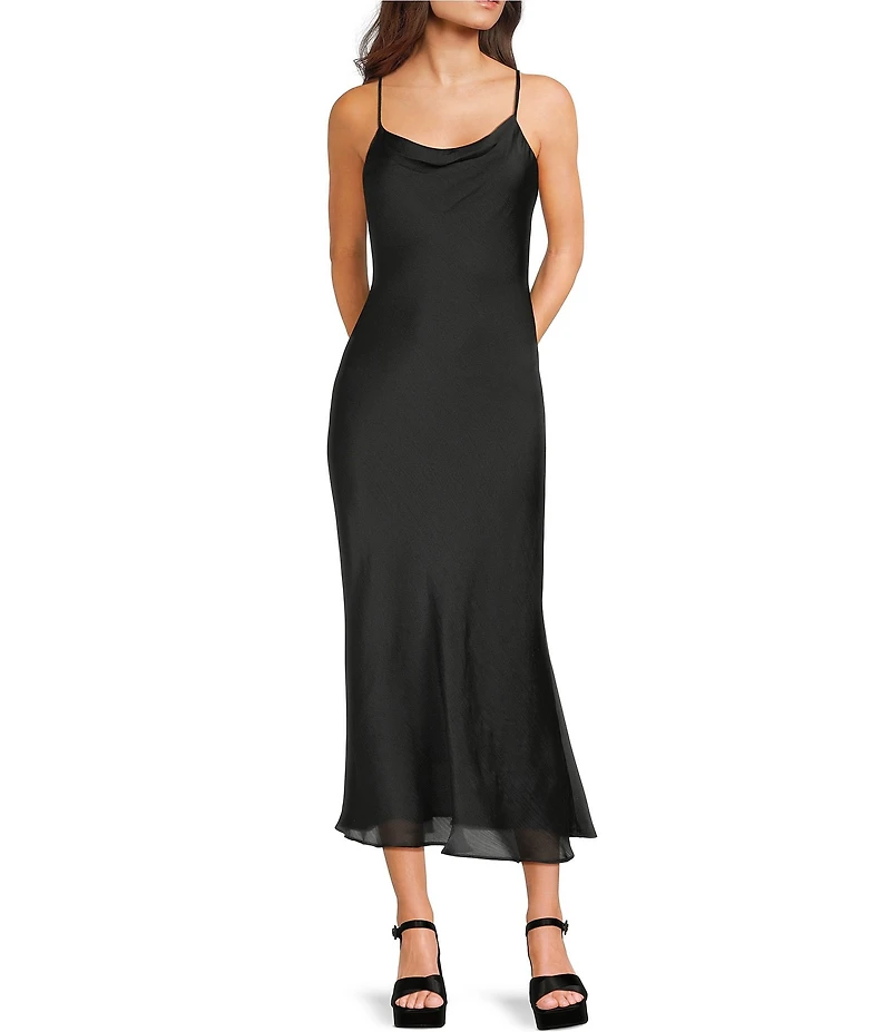 GB Solid Slip Long Dress