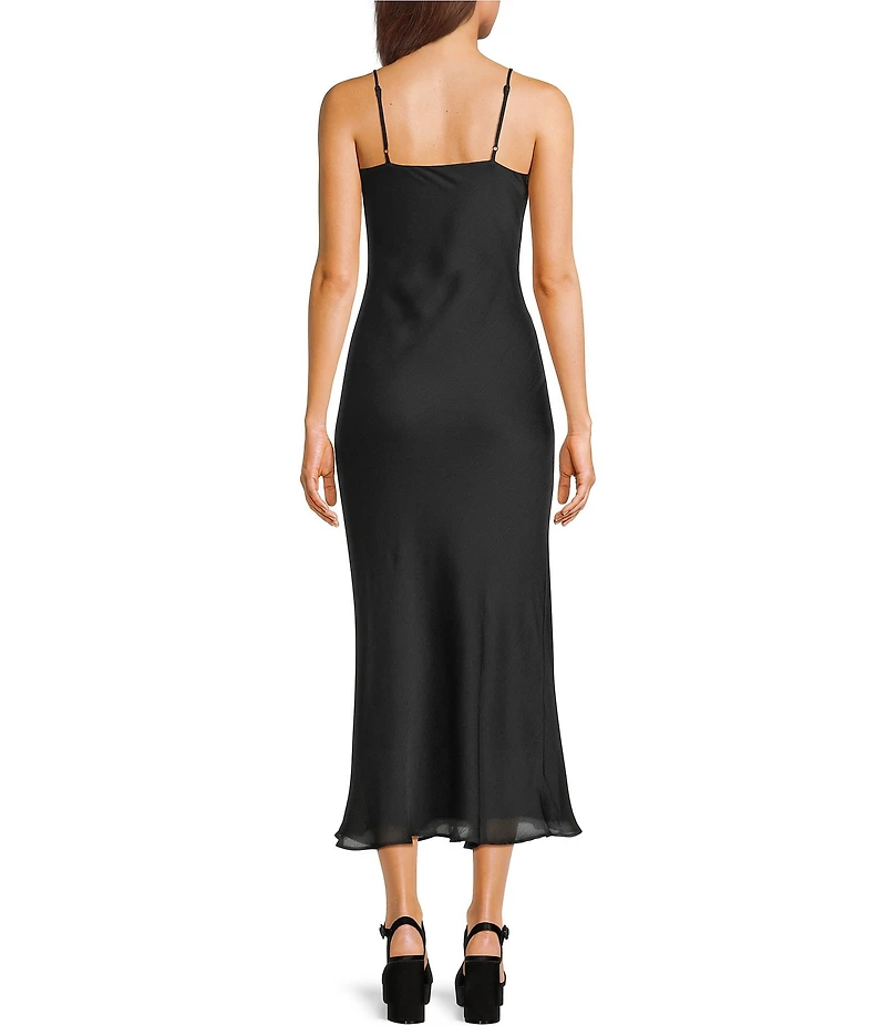 GB Solid Slip Long Dress