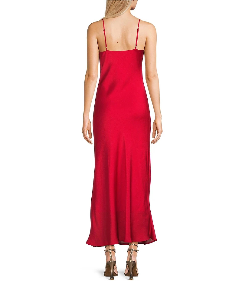 GB Solid Slip Long Dress