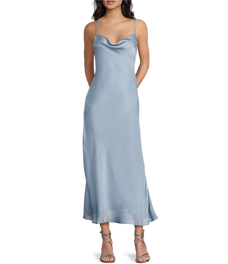 GB Solid Slip Long Dress