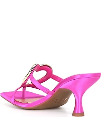 GB Soul-Ties Satin Heart Ornament Dress Sandals