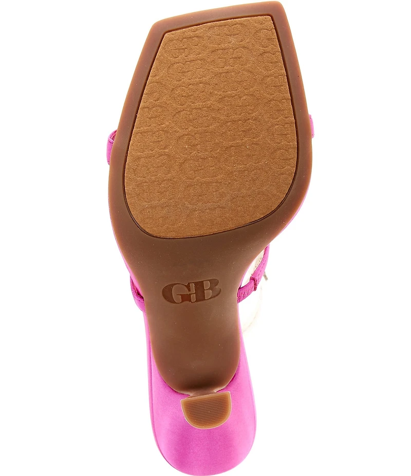 GB Soul-Ties Satin Heart Ornament Dress Sandals