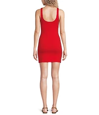 GB Square Neck Bodycon Mini Dress