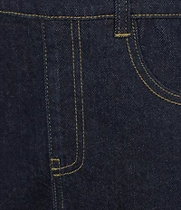 GB Strapless Denim Midi Dress
