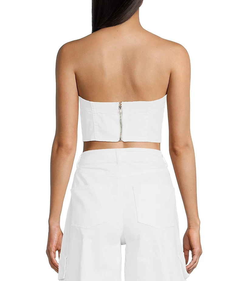 GB Strapless Denim Coordinating Top