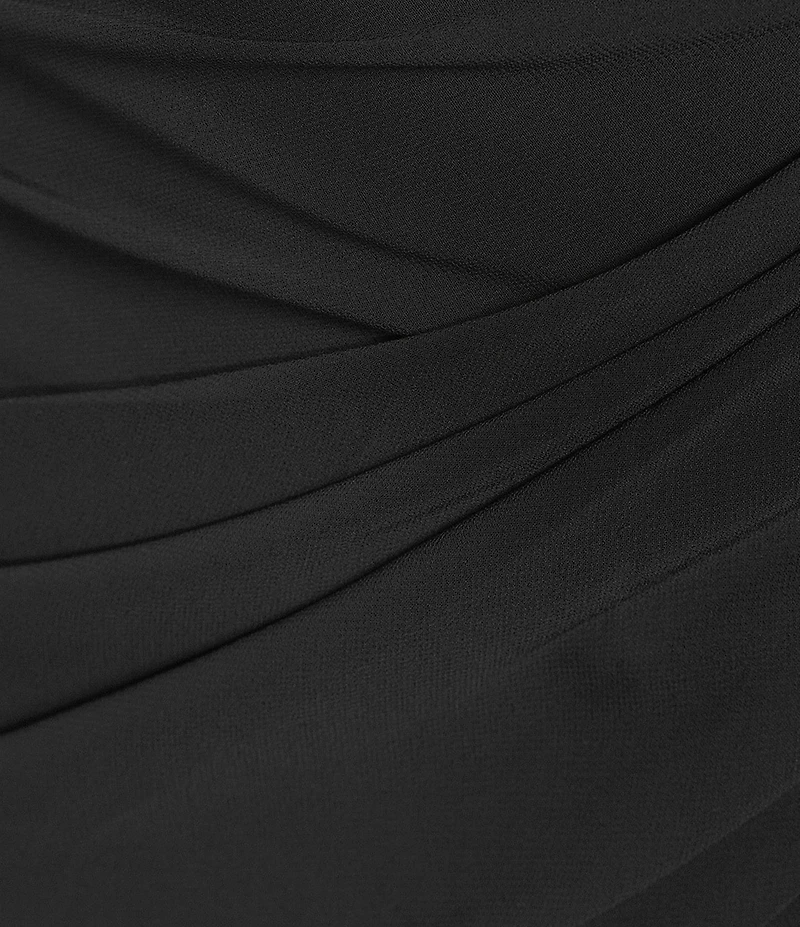 GB Strapless Draped Mini Dress