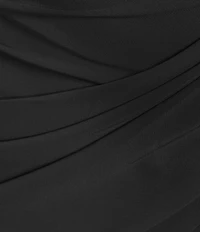 GB Strapless Draped Mini Dress
