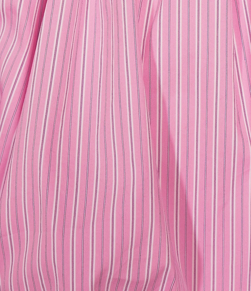 GB Striped Poplin Bubble Coordinating Mini Skirt
