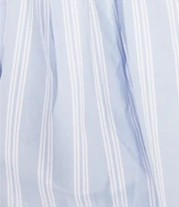 GB Striped Poplin Bubble Coordinating Mini Skirt